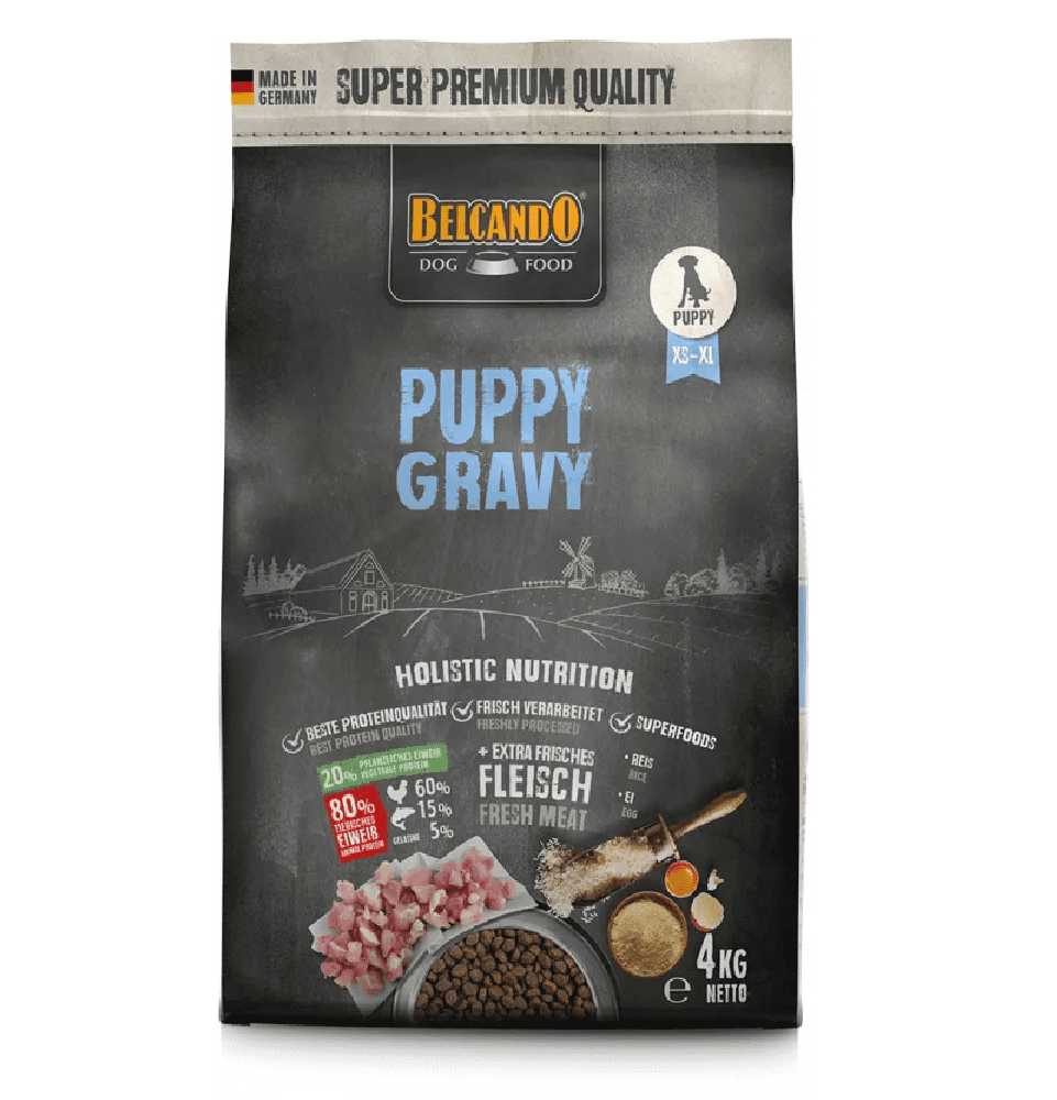 Belcando Puppy Dry Food In GravyXS-XL4 kg.