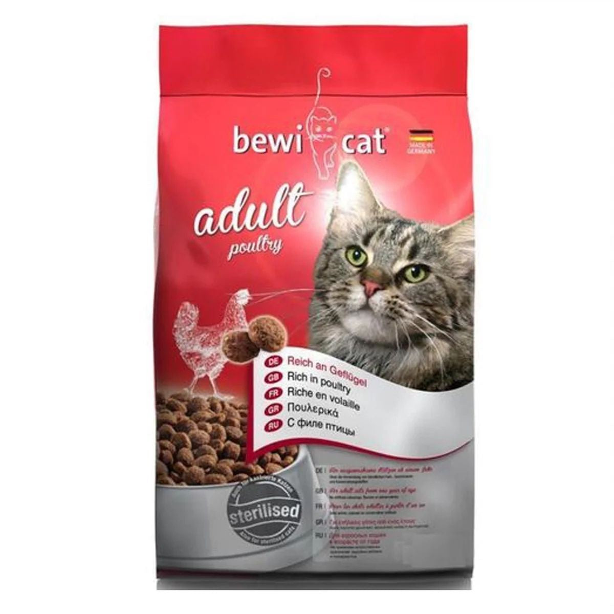 Bewi Cat Dry Food Poultry 1kg.