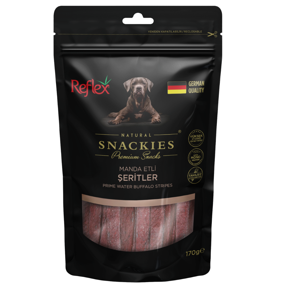 Reflex Snackies / Prime Water Buffalo Stripes 90 g Petfast.shop Reflex Chewy Treat Dog Treats petfast.shop Egypt PRE6045S Default Title 250.00