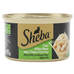 Sheba Wet Cat Food Tuna White Meat With Chicken In Gravy 85 g