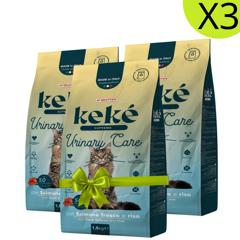 BUY 2 + GET 1 FREE Keke Supreme Urinary Care Complete food for adult cats 1.5 kg Petfast.shop Keke Bundles Cat Dry Food Exclude Food petfast.shop EgyptDefault Title 1020.00