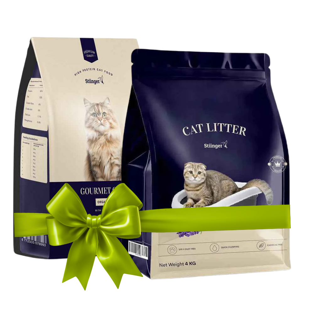 Stiinger Cat Dry Food + 1 Stiinger Litter Petfast.shop Stiinger Bundles Cat Dry Food Egypt Brand Exclude Food petfast.shop EgyptDefault Title 655.00