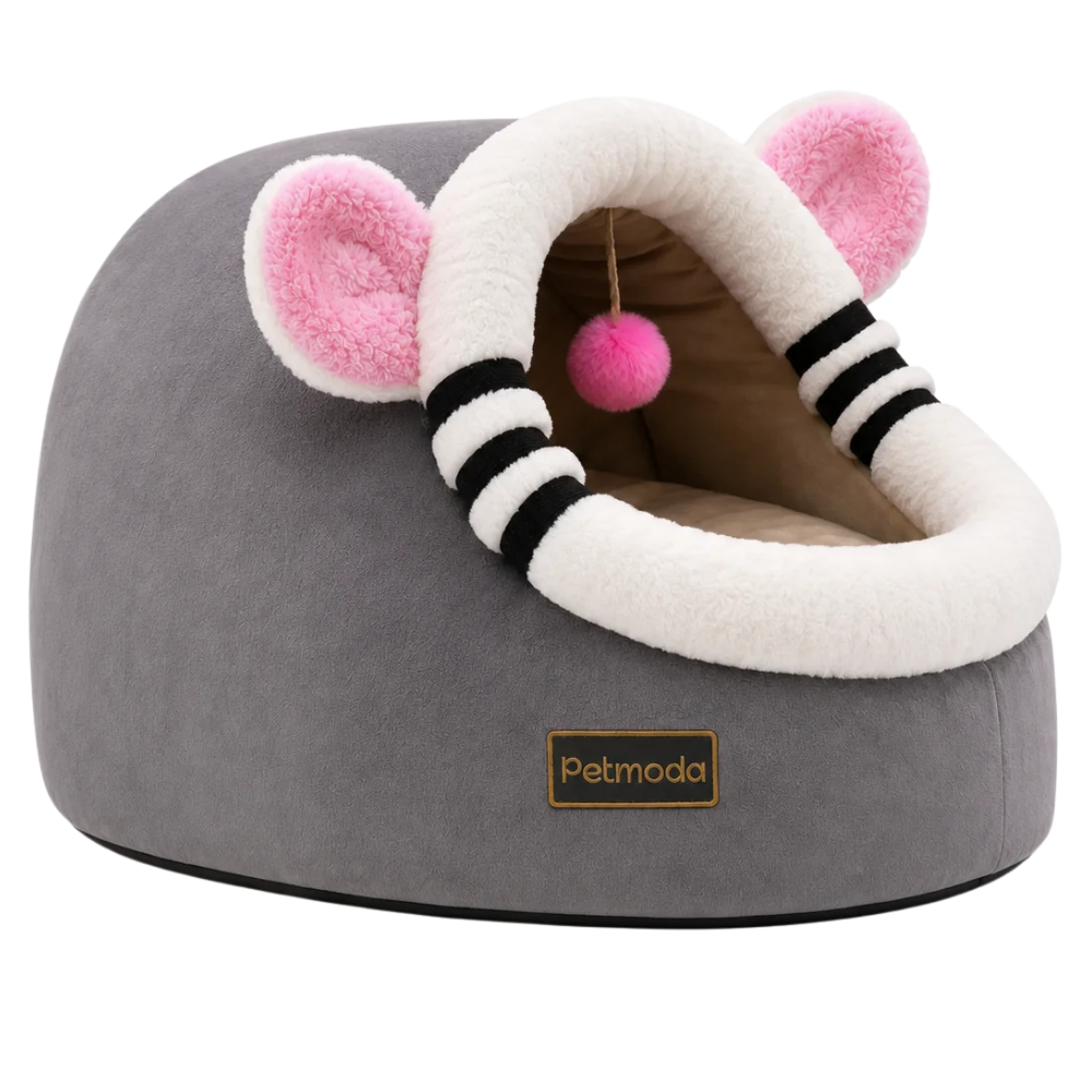Petmoda Cat House Bed 50 cm - Mouse Shape - Grey Petfast.shop Petmoda bed Cat Dog Kitten Puppy Supplies petfast.shop Egypt PPE2457S Default Title 1449.00