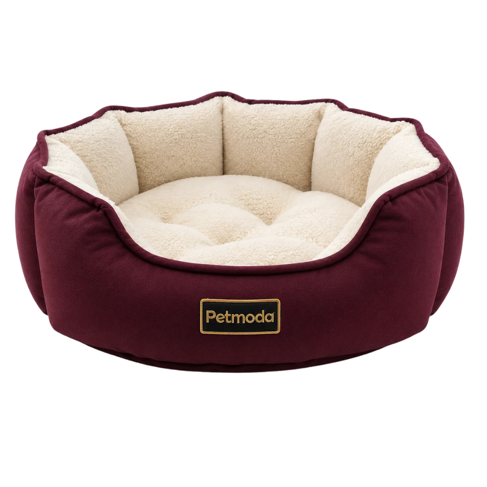 Petmoda Leather / Fur Cozy Bed 70*55 Cm
