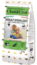 Chat&Chat Care Adult Sterilised Cat Dry Food 14kg