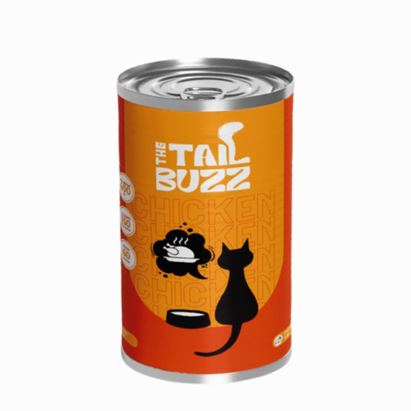 The Tail Buzz Wet Cat Food, Chicken 400 gm.