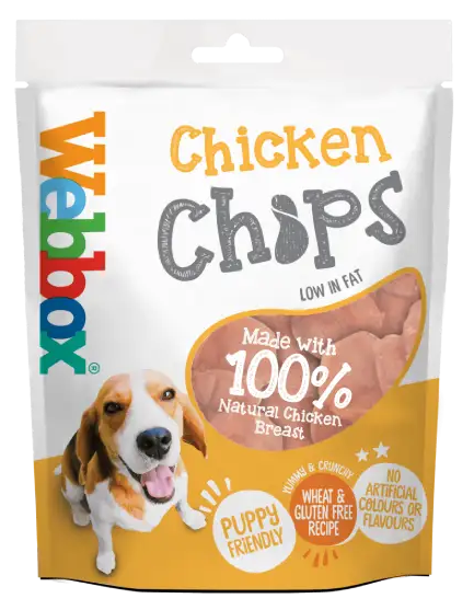 Webbox Puppy Treat Chicken Chips 80g
