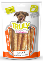 Truly Snack dog Sticks Rawhide Chicken 85g