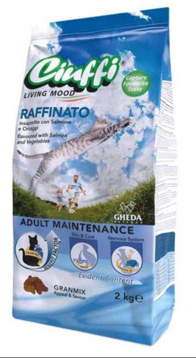 Ciuffi Dry Food For Cats Adult Complete Salmon 2Kg.