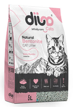 Dija cat litter clumping baby powder – 5L.