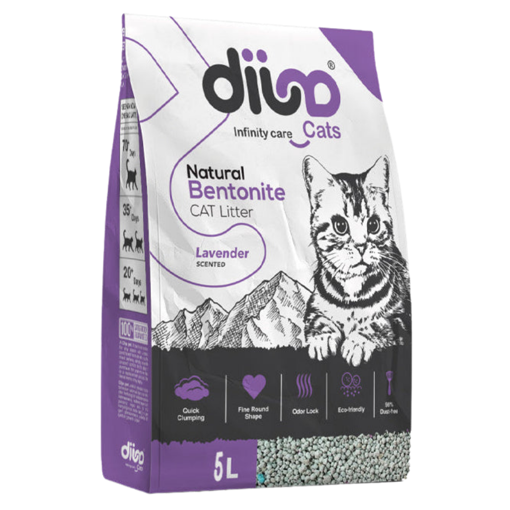 Dija cat litter clumping lavender – 5L.