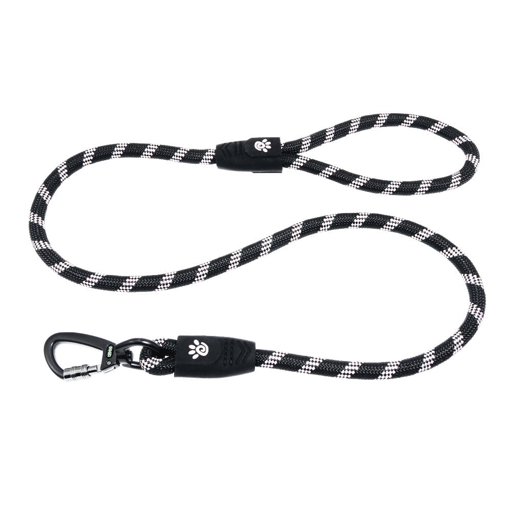 DOCO® 5ft Reflective Rope Dog Leash w/ Click & Lock Snap (1/2" Width) (13mm*150cm).