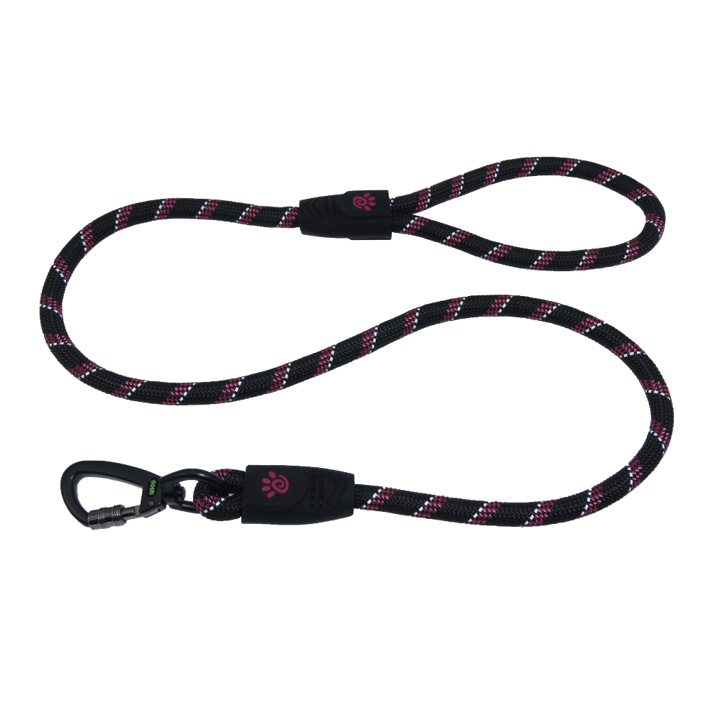 DOCO® 5ft Reflective Rope Dog Leash w/ Click & Lock Snap (1/2" Width) (13mm*150cm).