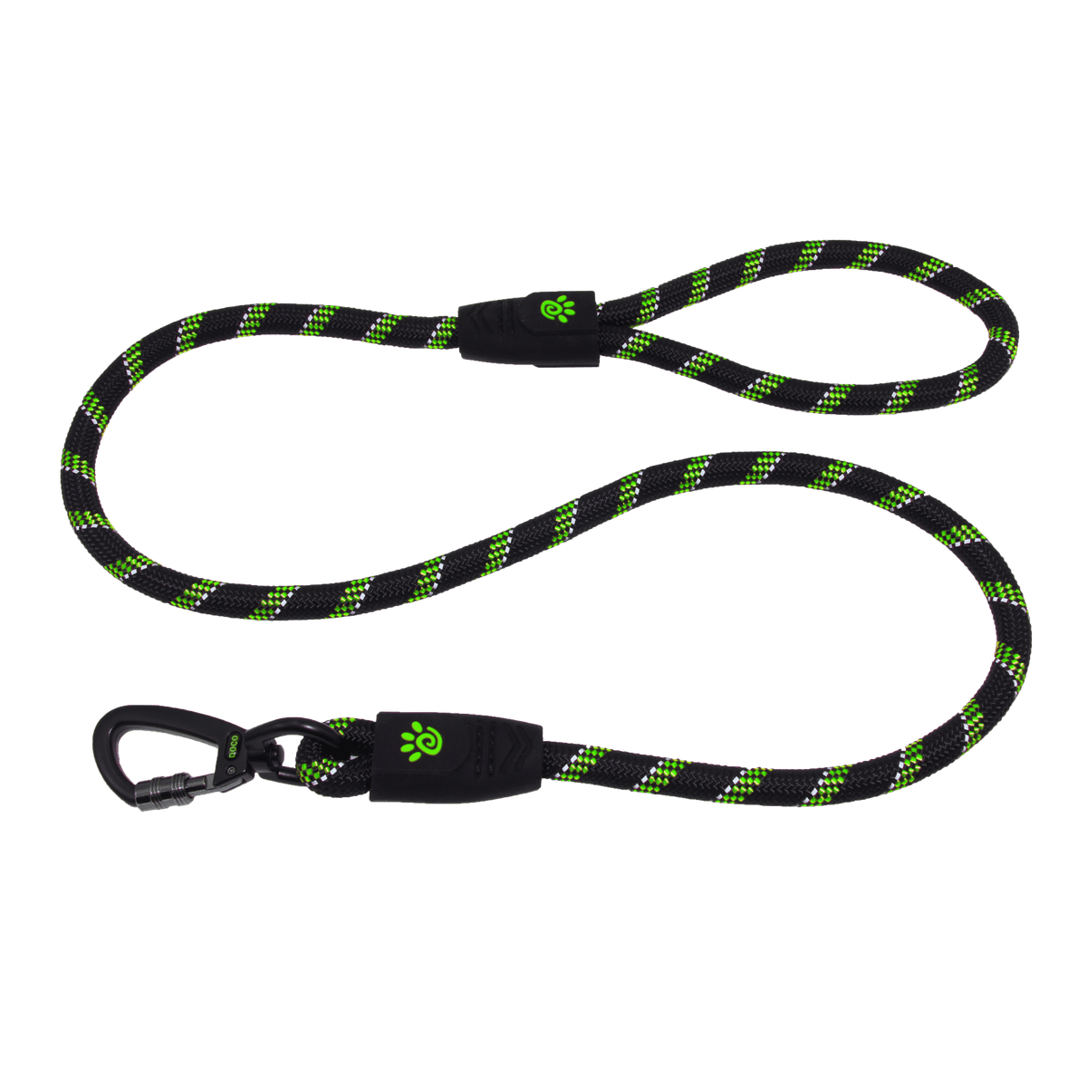 DOCO® 5ft Reflective Rope Dog Leash w/ Click & Lock Snap (1/2" Width) (13mm*150cm).
