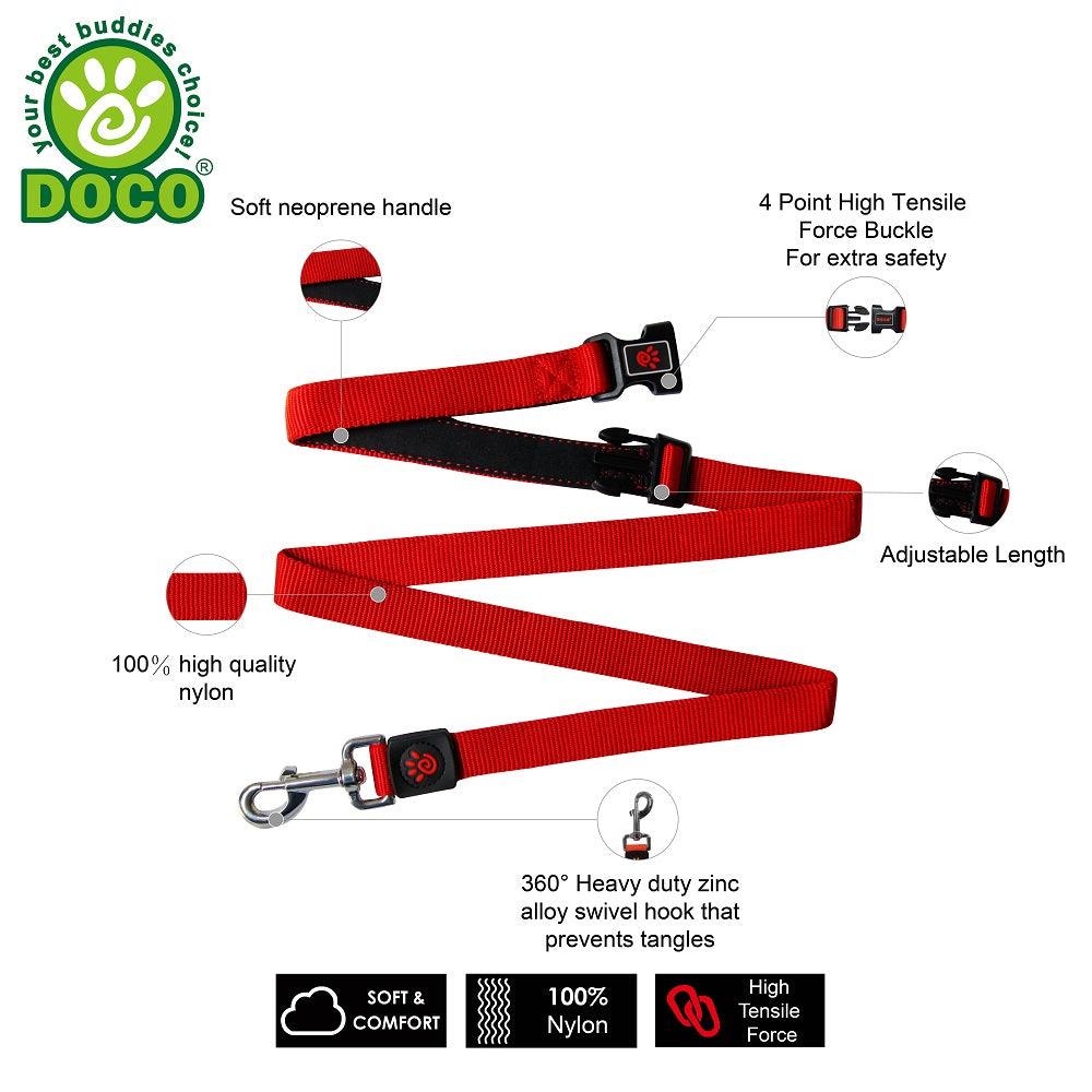 DOCO® Easy-Snap™ Multifunction Nylon Dog Leash.