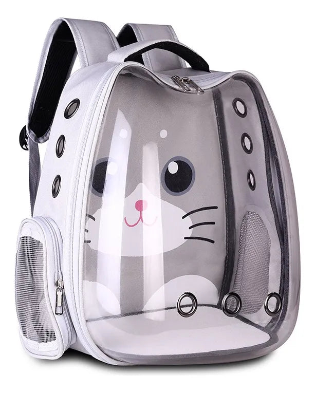 Pet Backpack TransparentPet Bag for cats and small dogs