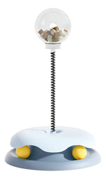 Pet Leaky Turntable Toy Color Blue.