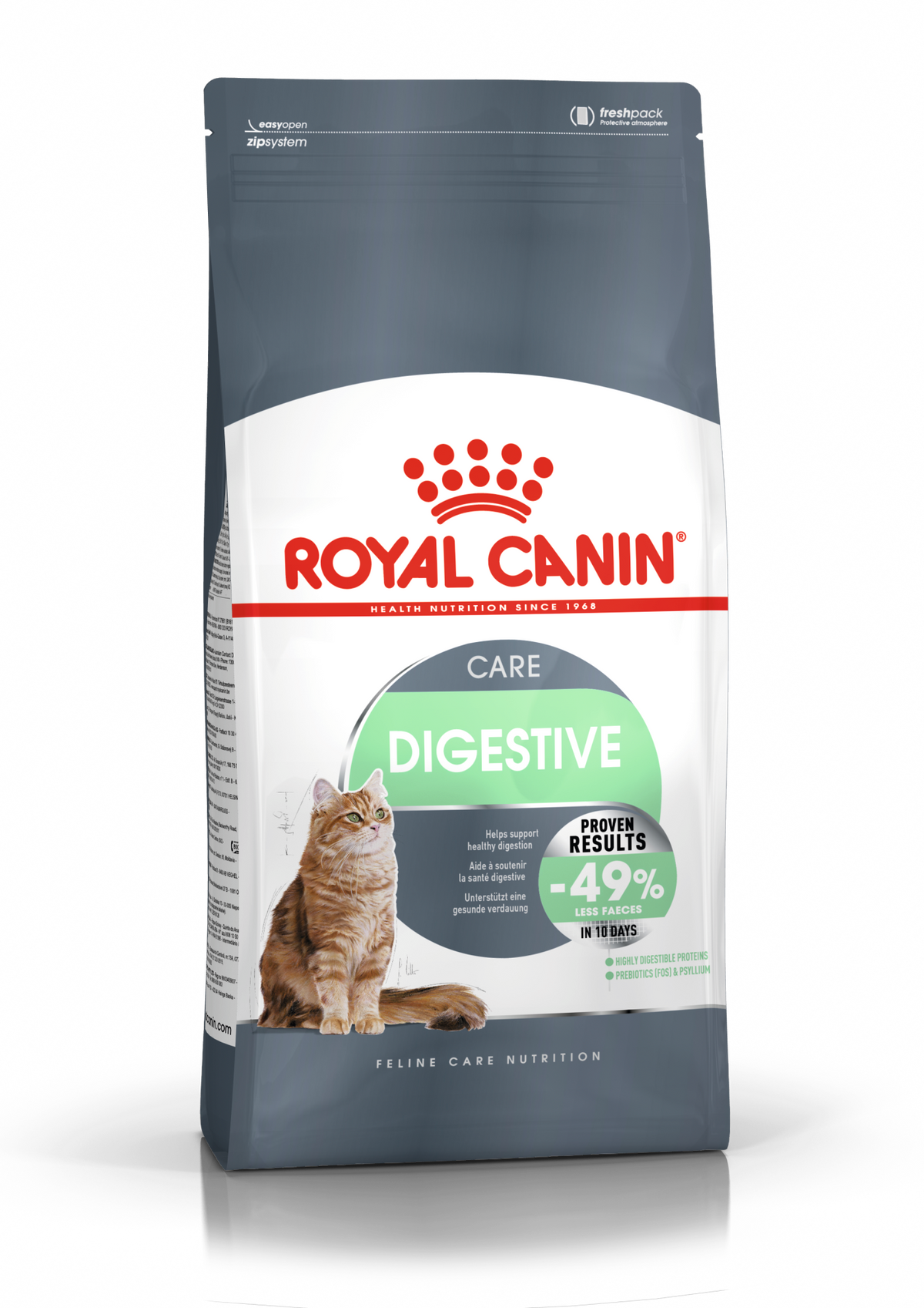 Royal Canin Digestive Care All Breeds Adult Cat Food.