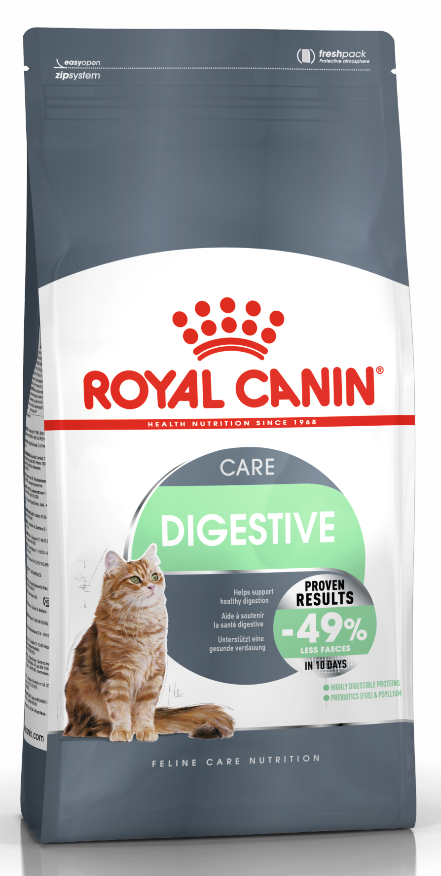 Royal Canin Digestive Care All Breeds Adult Cat Food.