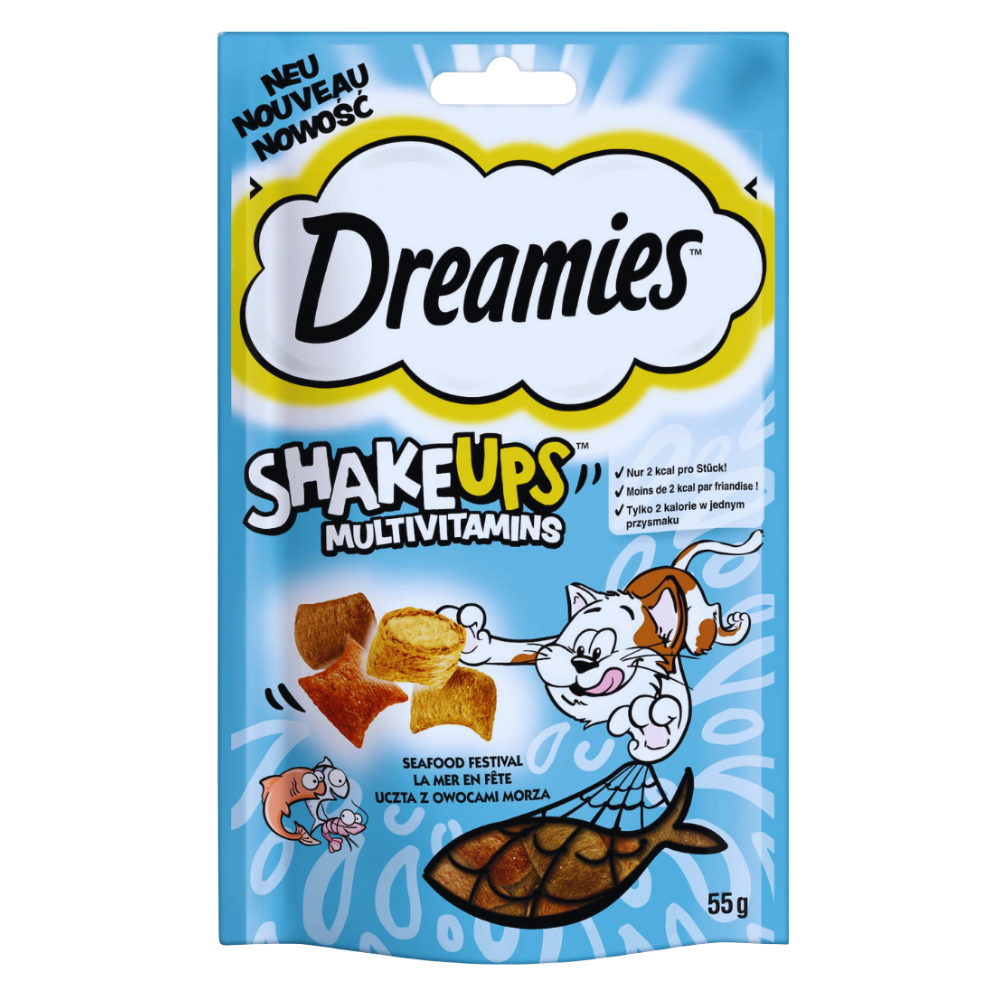 DREAMIES Cat Treat Seafood 55g.