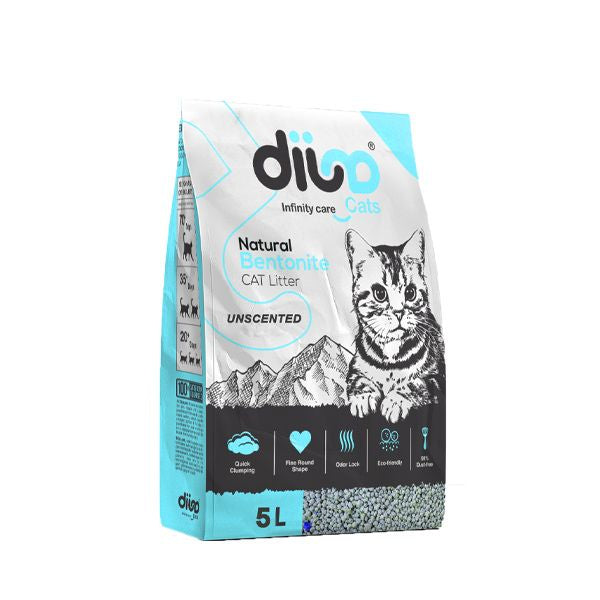 Dija cat litter clumping unscented– 5L.