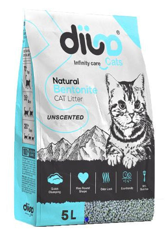 Dija cat litter clumping unscented– 5L.