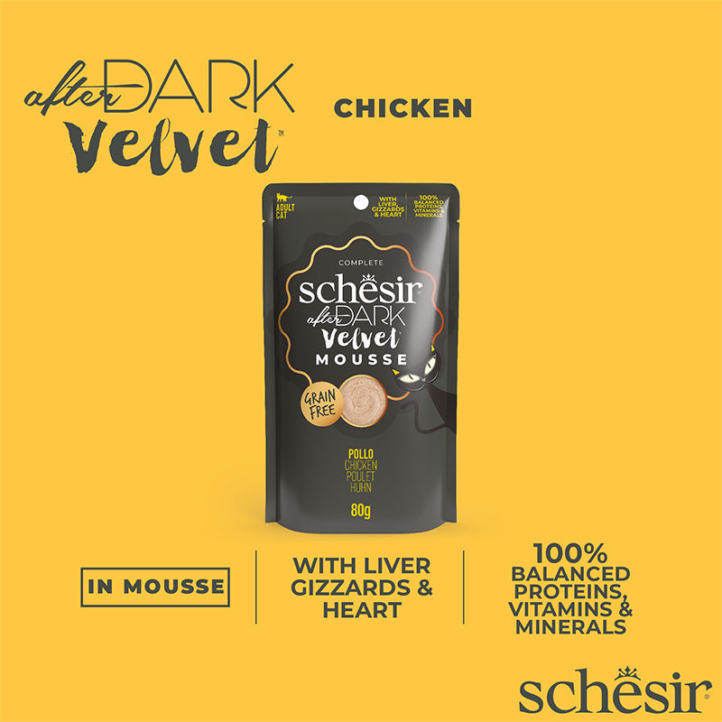 Schesir after dark Pollo in mousse 80g in busta.