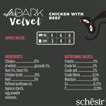 Schesir after dark Pollo con manzo in mousse 80g in busta.
