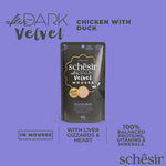 Schesir after dark Pollo con anatra in mousse 80g in busta.