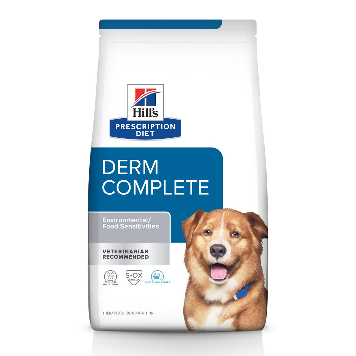 Hill's Prescription Diet Derm Complete Dry Food for Mini Breed Adult Dogs 4 kg.