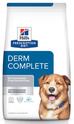 Hill's Prescription Diet Derm Complete Dry Food for Mini Breed Adult Dogs 4 kg.