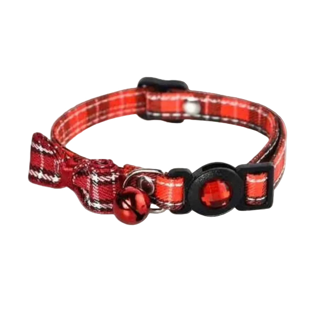 Naomi Cat Collar with Bell Red.