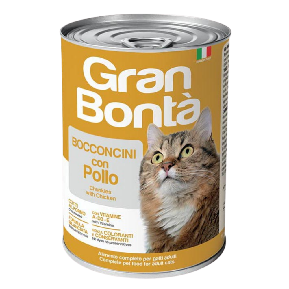 Gran Bontà Adult Cat Chunkies with Chicken 400g Petfast.shop Gran Bontà Cat Food Wet Food petfast.shop Egypt PGR6967S Default Title 85.00