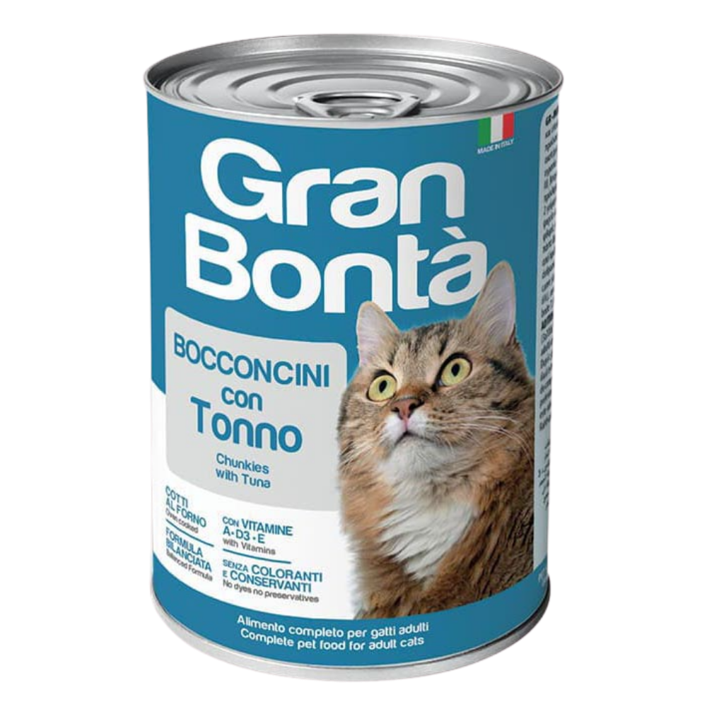 Gran Bontà Adult Cat Chunkies with Tuna 400g
