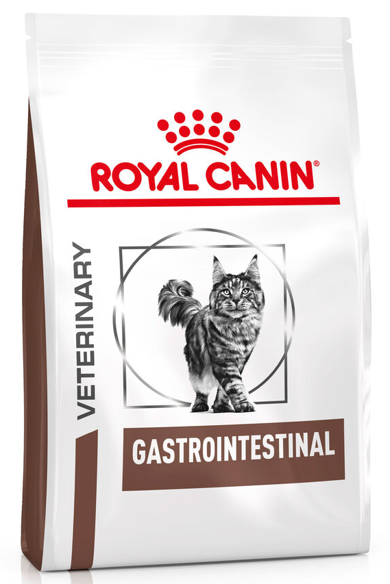 Royal Canin Gastrointestinal All Breeds Adult Cat Food.