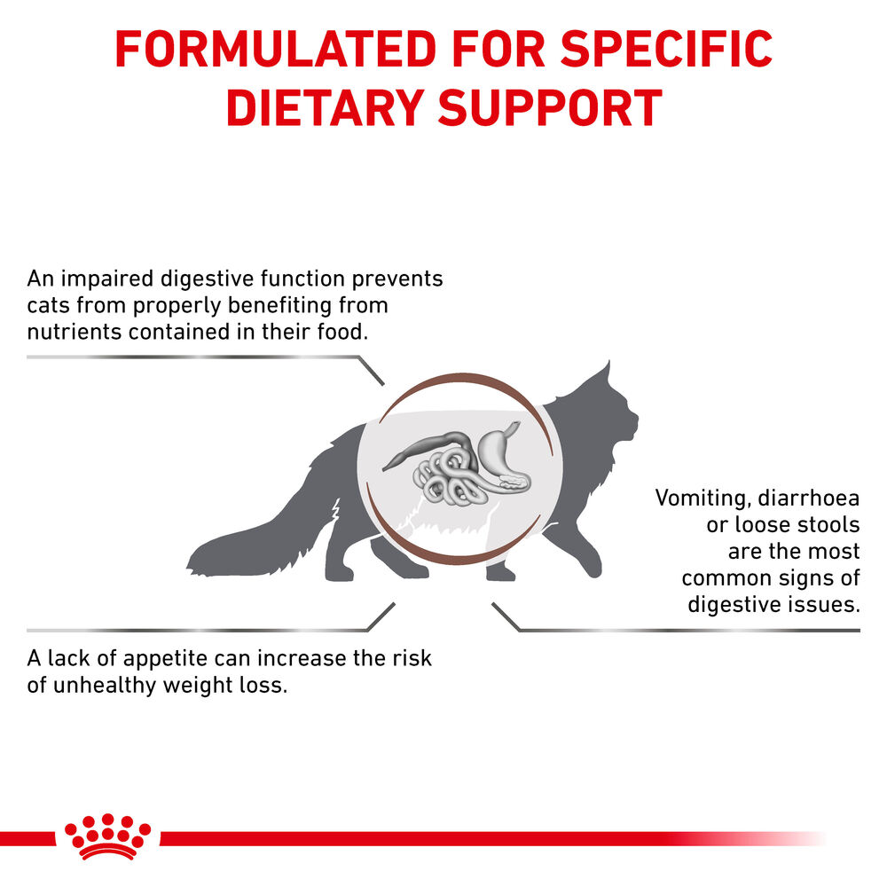 Royal Canin Gastrointestinal All Breeds Adult Cat Food.