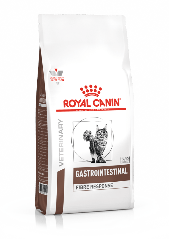 Royal Canin Gastrointestinal Fibre Response All Breeds Adult Cat Food.