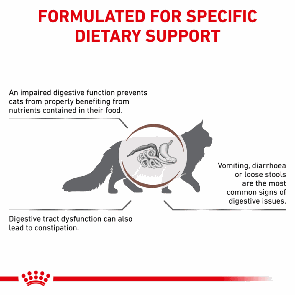 Royal Canin Gastrointestinal Fibre Response All Breeds Adult Cat Food.