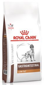 Royal Canin Gastrointestinal Low Fat All Breeds Adult Dog Food.