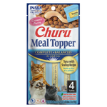 Churu Meal Topper Tuna with Scallop Recipe For Cats Tubes 56g.