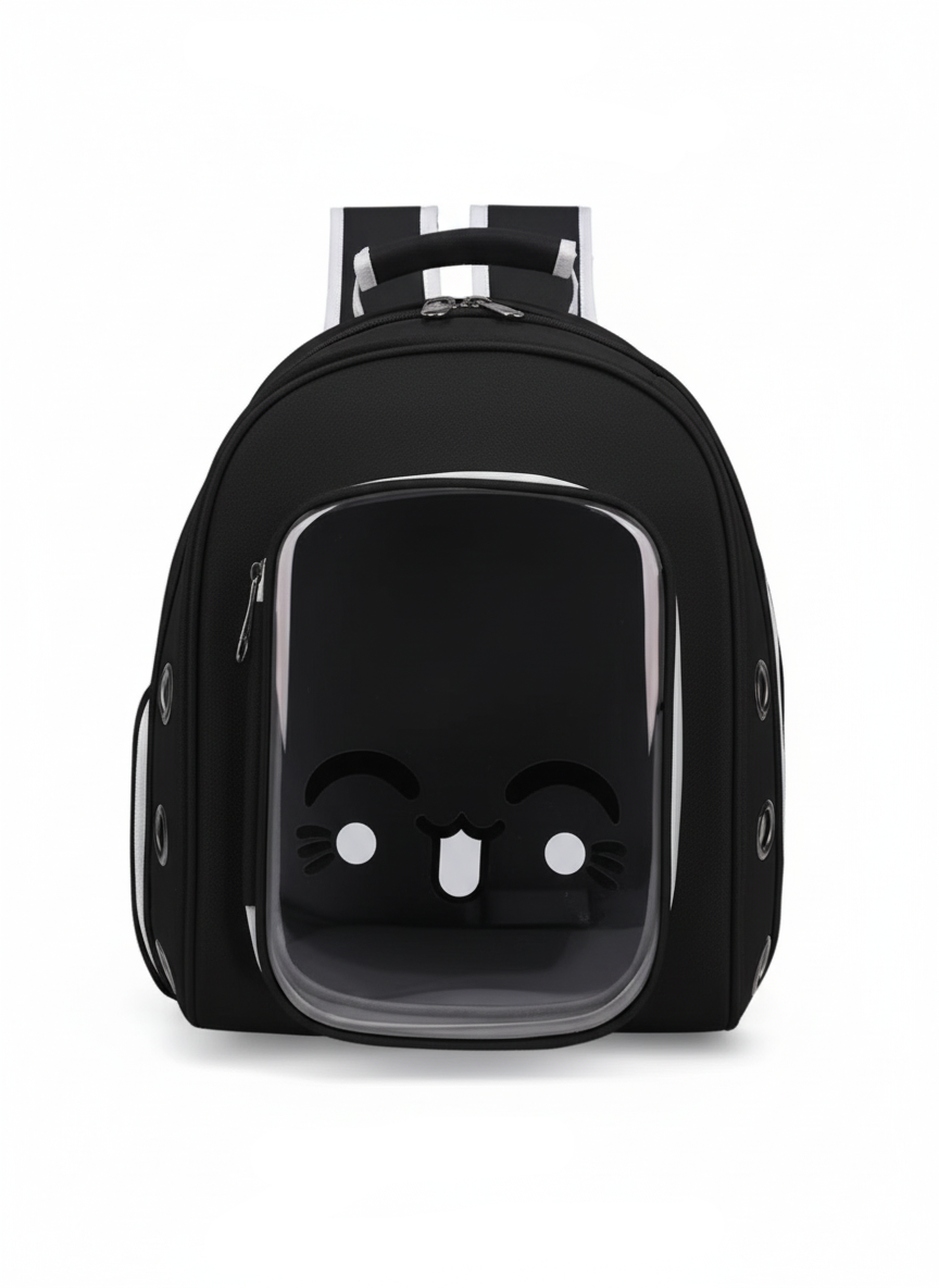 Pet Backpack TransparentPet Bag for cats and small dogs.