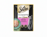 Sheba Premium Cat Food Tuna & Crab Stick 70g