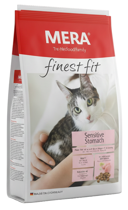 Mera finest fit cat food package on a white background