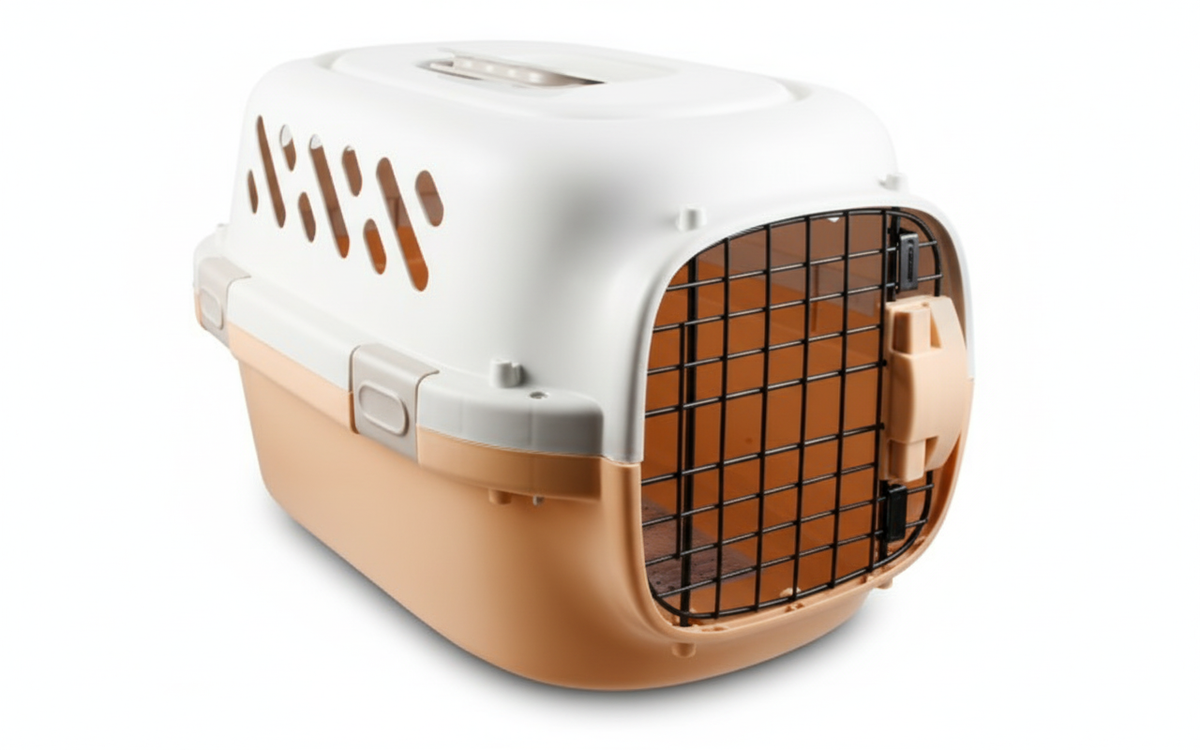 Naomi Pet Crate-S (Beige).