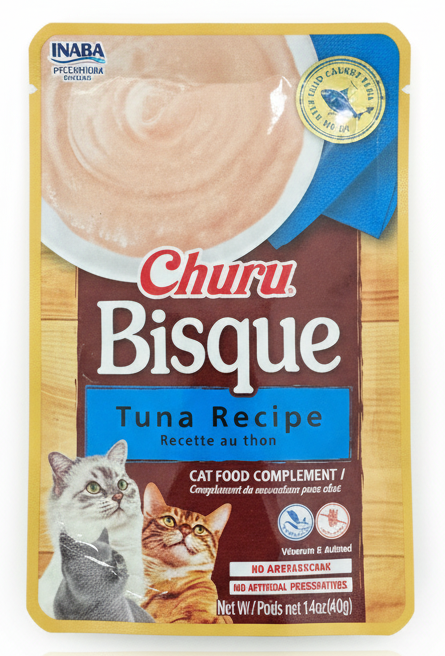 Churu Bisque tuna recipe for cats 40g.