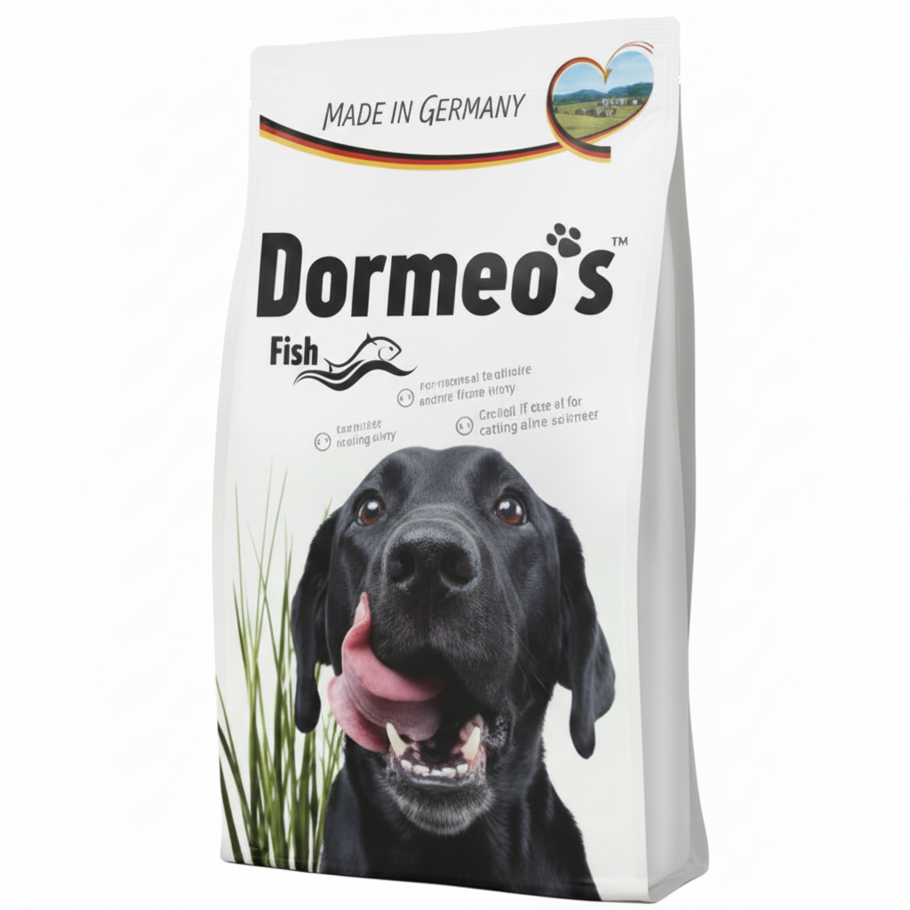Dormeo's Dog Dry Food Fish Weight 15kg.