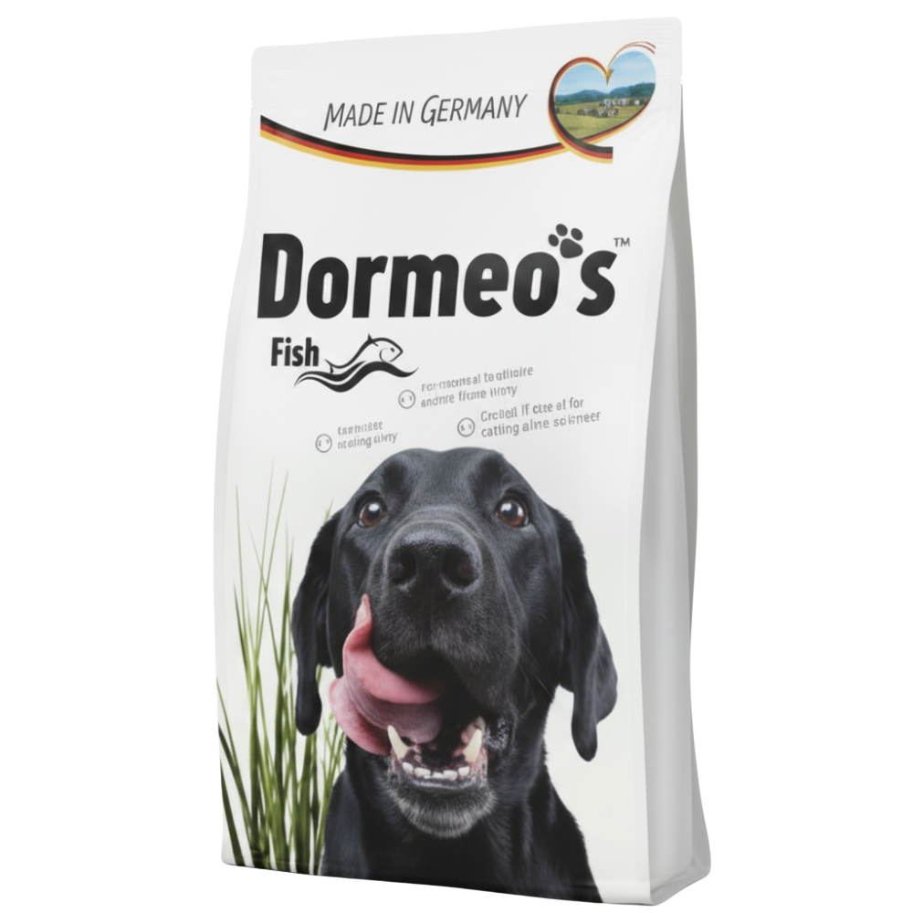Dormeo's Dog Dry Food Fish Weight 15kg.