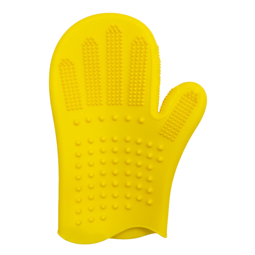 Pet Grooming silicon multi-function gloves.