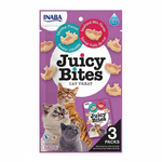 Juicy Bites Shrimp and SeafoodFlavors For Cat 3 Packs.