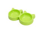 Double Plastic Feeder for Cats